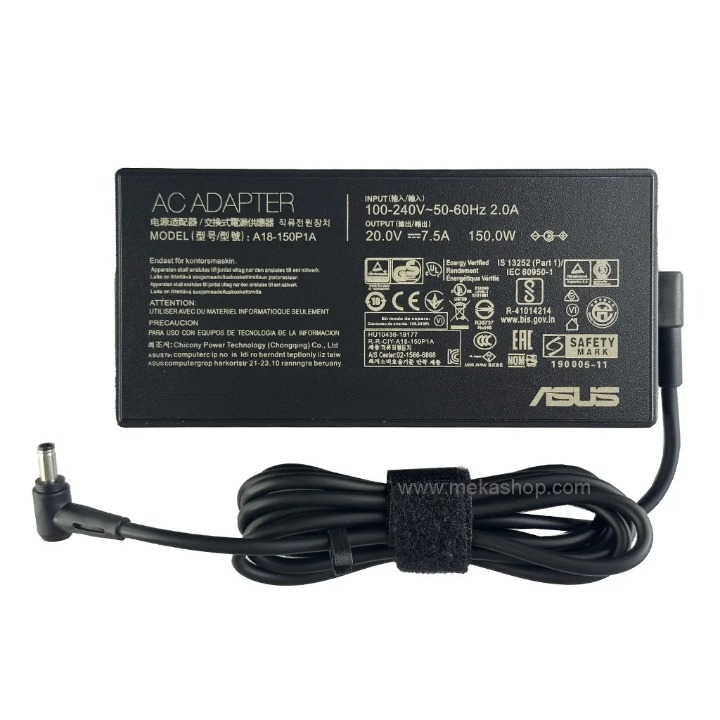 شارژر لپ تاپ ایسوس Asus 20V 7.5A Pin 4.5*3.0