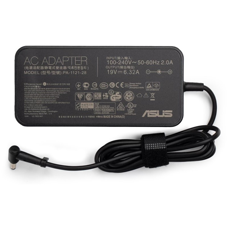 شارژر اورجینال لپ تاپ ایسوس Asus 120W 19V 6.32A