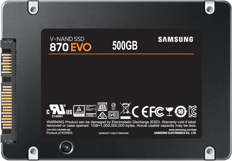 اس اس دی سامسونگ مدل EVO 870 ظرفیت 500 گیگابایت
