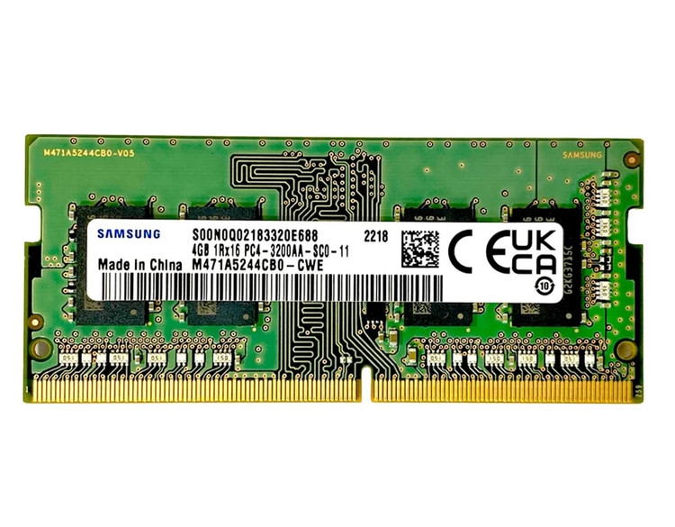 رم لپ تاپ سامسونگ DDR4 دو کاناله 3200 مگاهرتز