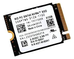 اس اس دی وسترن دیجیتال  مدل SN740 Gen 4 ظرفیت 512 گیگابایت