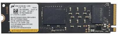 اس اس دی میکرون مدل Micron 2500 Gen 4 ظرفیت 512 گیگابایت