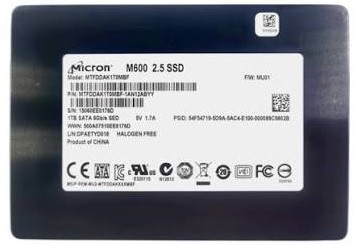 اس اس دی میکرون  SSD Micron M600 ظرفیت 256 گیگابایت