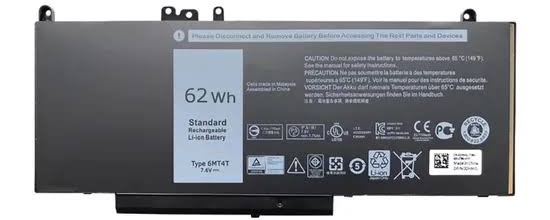 باتری لپ تاپ Dell Precision 3510 ( 62W )