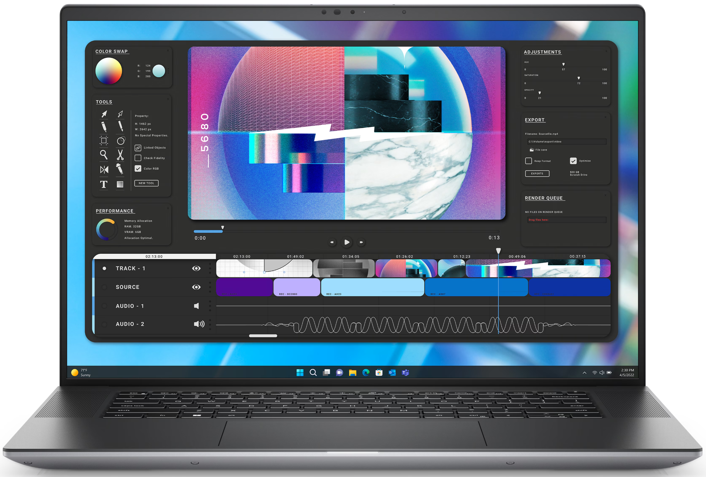لپ تاپ Dell Precision 5680